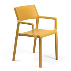 NARDI set de 4 chaises avec accoudoirs pour extérieur TRILL ARMCHAIR