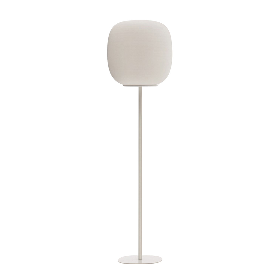 MYYOUR lampadaire PANDORA (Medium pour extérieur - Poleasy Illuminable et métal verni blanc)