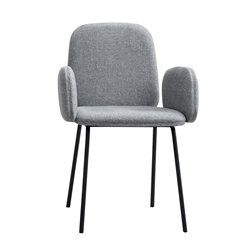 MINIFORMS chaise avec accoudoirs LEDA