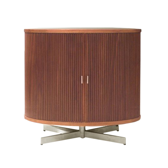 NAVER COLLECTION meuble TV AK 1365 (Noyer - bois et métal)