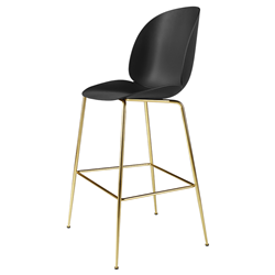 GUBI stool BEETLE BAR CHAIR with brass base