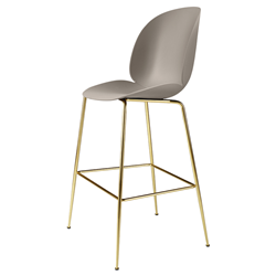 GUBI stool BEETLE BAR CHAIR with brass base