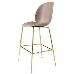 GUBI stool BEETLE BAR CHAIR with brass base