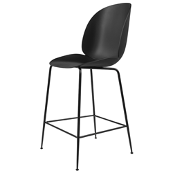 GUBI stool BEETLE COUNTER CHAIR with black base