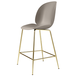 GUBI stool BEETLE COUNTER CHAIR with brass base