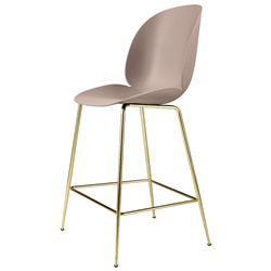 GUBI stool BEETLE COUNTER CHAIR with brass base