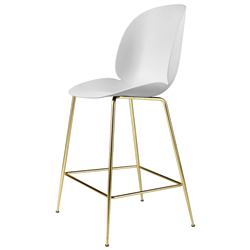 GUBI stool BEETLE COUNTER CHAIR with brass base