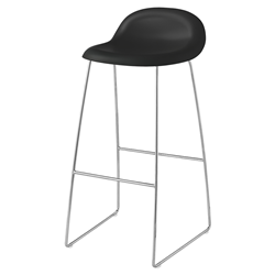 GUBI 3D BAR STOOL with chrome sledge base