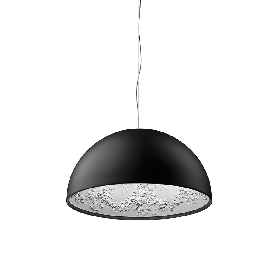 FLOS lampe à suspension SKYGARDEN 1 (Noir mat - Plâtre verni)