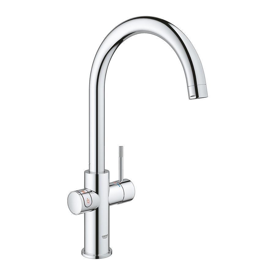 GROHE single-lever mixer "C" style RED DUO with Boiler for instant boiling water 30083001