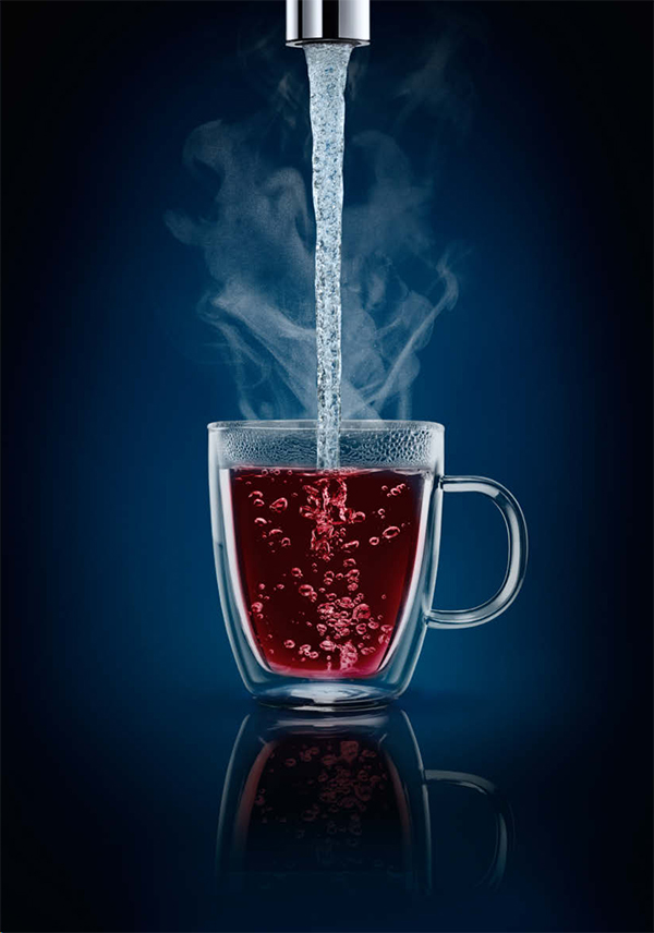 GROHE single dispenser tap "C" style RED MONO with Boiler for instant boiling water 30080001