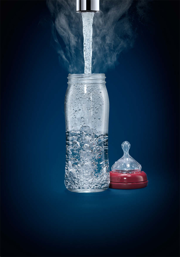 GROHE single dispenser tap "C" style RED MONO with Boiler for instant boiling water 30080001