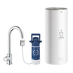 GROHE single dispenser tap "C" style RED MONO with Boiler for instant boiling water 30080001