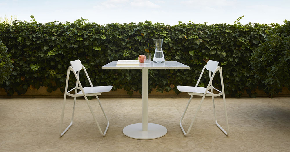 OPINION CIATTI set de 2 chaises pliantes pour extérieur CON.FORT