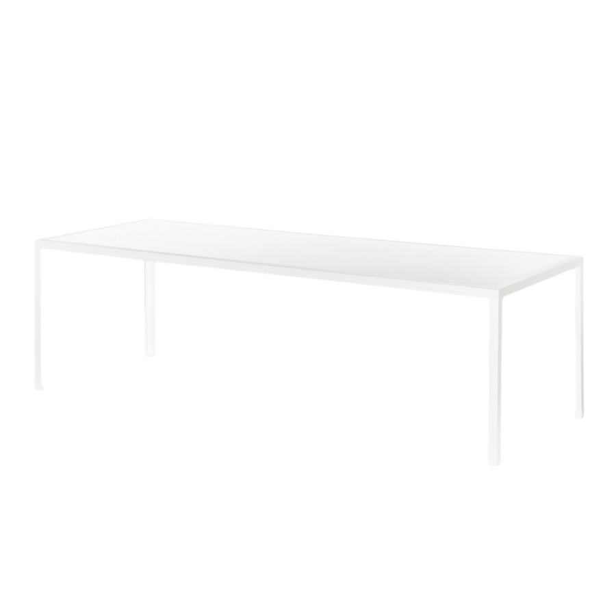 ZEUS table rectangulaire TAVOLO (L 280 cm - métal et FENIX NTM blanc)