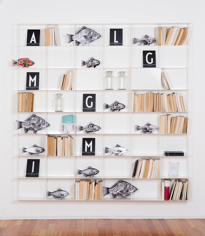 KRIPTONITE bibliothèque murale KROSSING 200 x H 200 cm