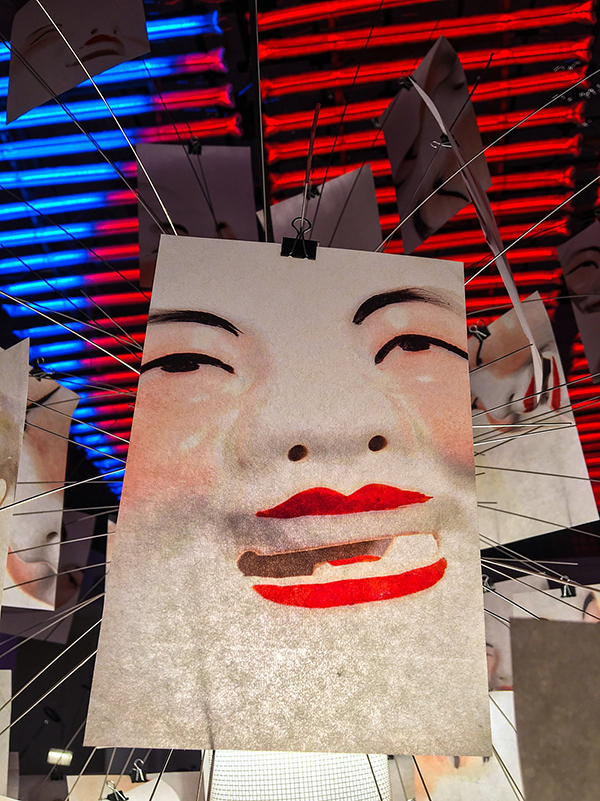 INGO MAURER pendant lamp ZETTEL'Z 5 LAUGHING BUDDHA