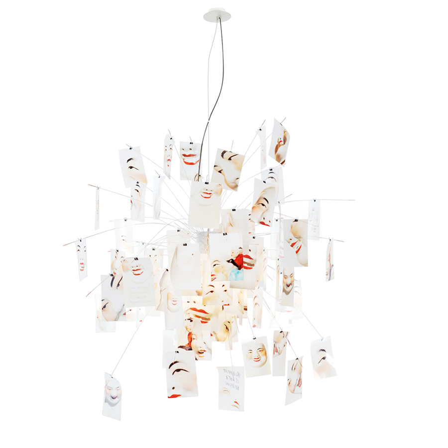 INGO MAURER pendant lamp ZETTEL'Z 5 LAUGHING BUDDHA