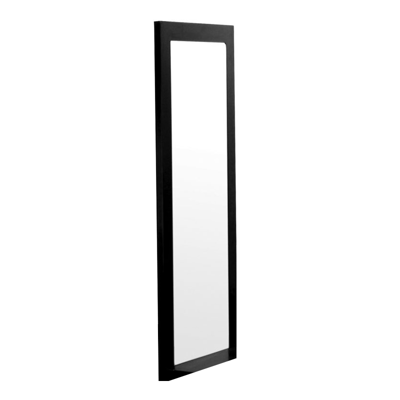 ZEUS miroir mural FRAME (Feuille phosphatée noire - verre et métal)