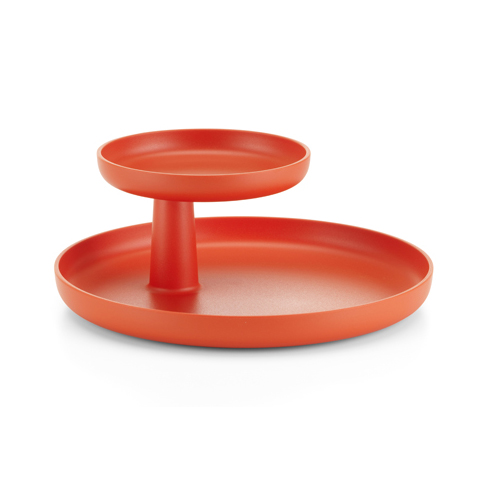 VITRA plateau ROTARY TRAY (Rouge coquelicot - ABS)