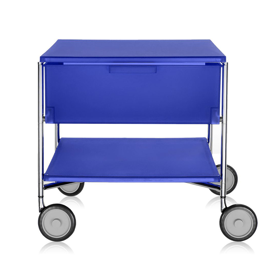 KARTELL cabinet with wheels 1 drawer and 1 shelf MOBIL