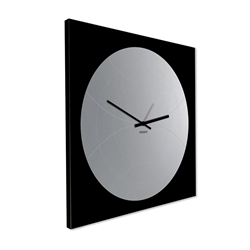 dESIGNoBJECT wall clock with round mirror NARCISO