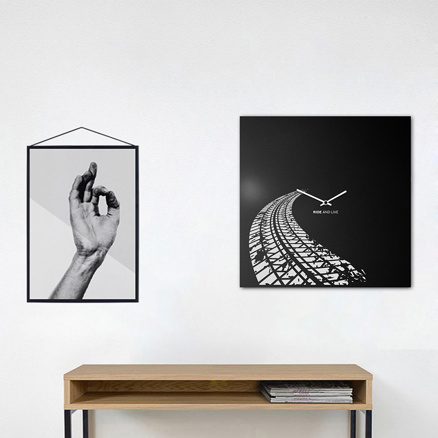 dESIGNoBJECT wall clock RIDE AND LIVE