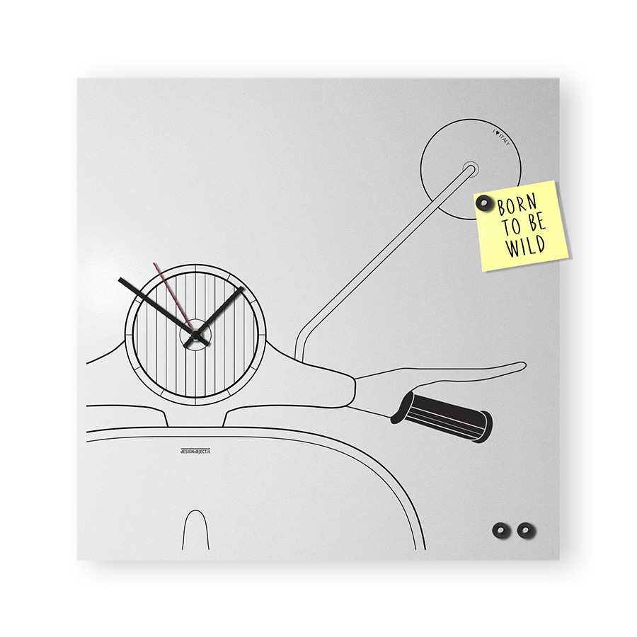 dESIGNoBJECT wall clock SCOOTER