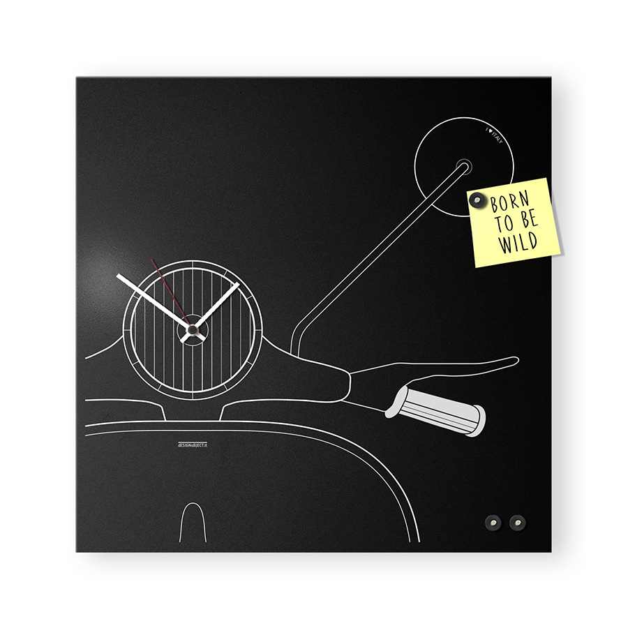 dESIGNoBJECT wall clock SCOOTER