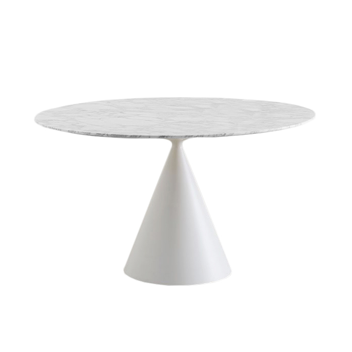 Desalto Marble Round Table Clay Ø 120, Marble Top Round Table