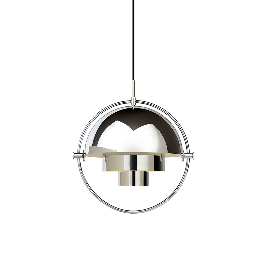 GUBI lampe à suspension MULTI-LITE SMALL (Chrome - Métal)