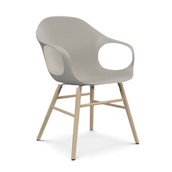 KRISTALIA armchair on wooden base ELEPHANT