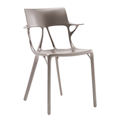 KARTELL set of 2 chairs with arms AI - THE FIRST CHAIR CREATED BY A.I.