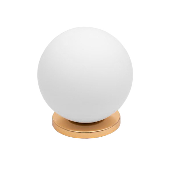 FONTANA ARTE lampe de table PALLINA (Laiton - Verre soufflé satiné et métal galvanisé)