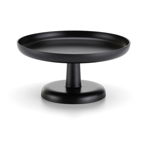 VITRA plateau, présentoir à gâteaux ou à fruits HIGH TRAY (Noir intense - ABS)