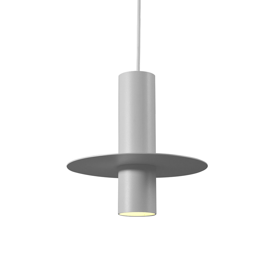 COVO lampe à suspension KREIS (Gris - Métal verni)