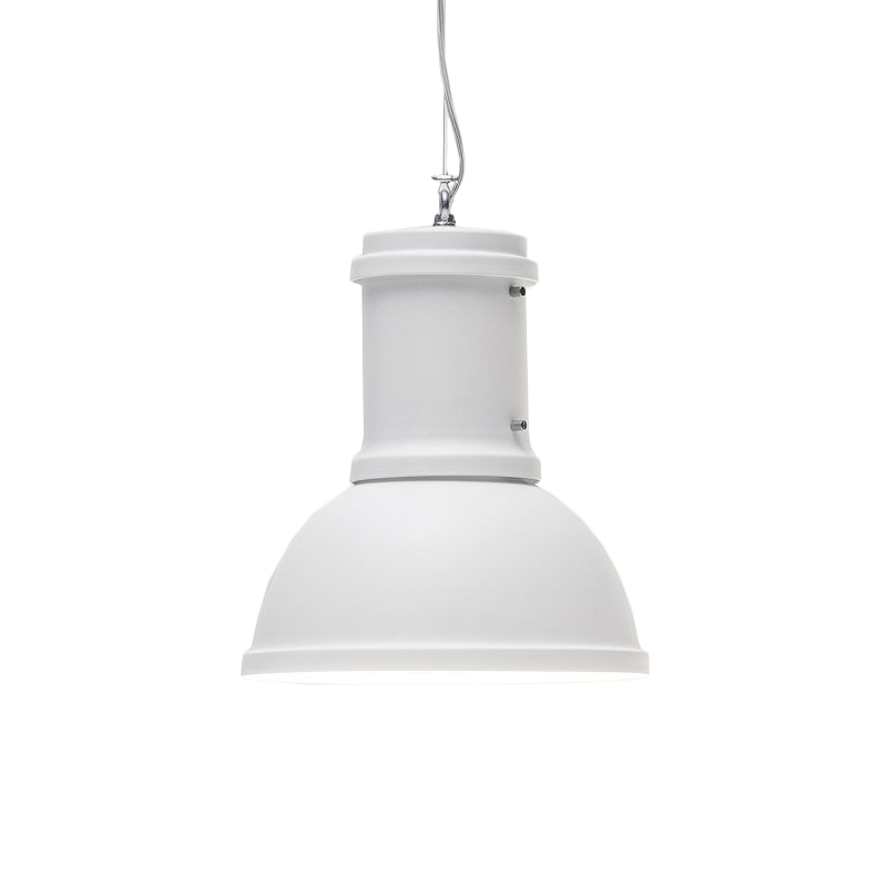 FONTANA ARTE lampe à suspension LAMPARA LARGE (Blanc - Métal verni)