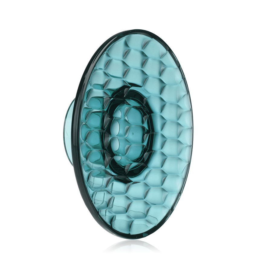 KARTELL set de 2 portemanteau muraux JELLIES COAT HANGERS Ø 19 cm (Bleu - Technopolymère thermoplast