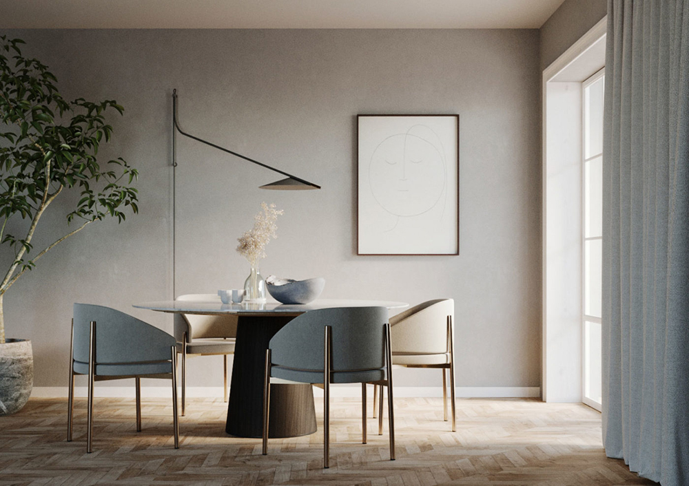 PENTA LIGHT lampe murale GLIFO avec le câble et touch dimmer