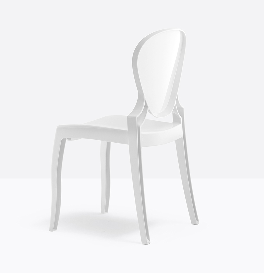 PEDRALI set de 4 chaises QUEEN