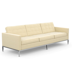 KNOLL sofa with 3 seaters FLORENCE in fabric