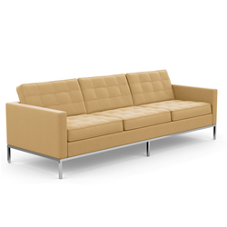 KNOLL sofa with 3 seaters FLORENCE in fabric