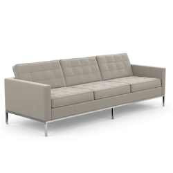 KNOLL sofa with 3 seaters FLORENCE in fabric
