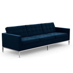 KNOLL sofa with 3 seaters FLORENCE in fabric