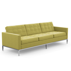 KNOLL sofa with 3 seaters FLORENCE in fabric