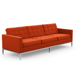 KNOLL sofa with 3 seaters FLORENCE in fabric