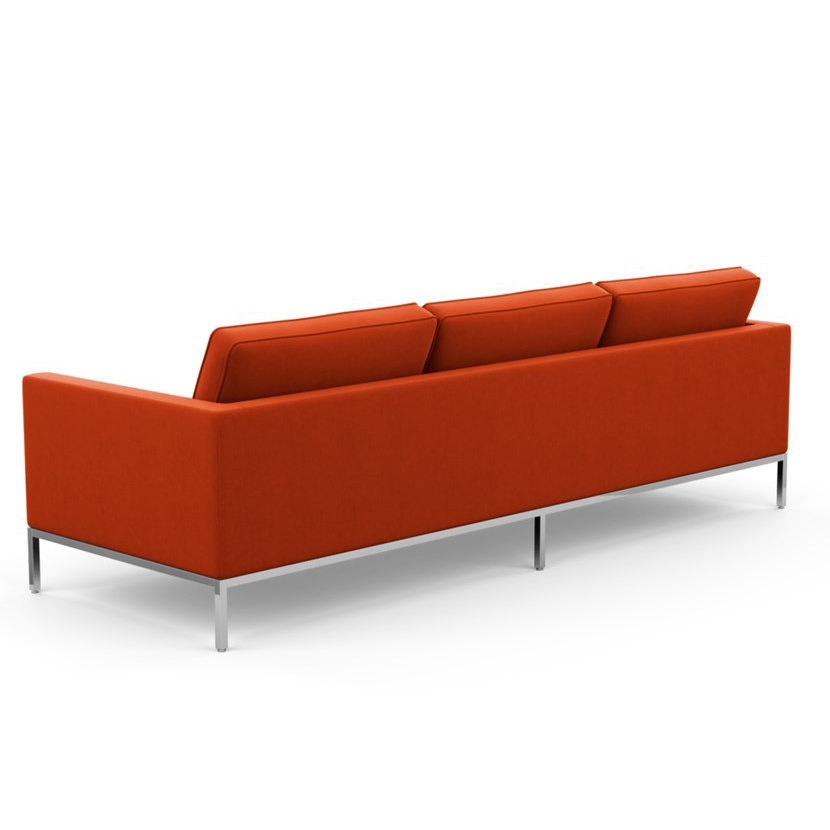 KNOLL sofa with 3 seaters FLORENCE in fabric