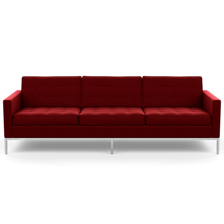 KNOLL sofa with 3 seaters FLORENCE in fabric