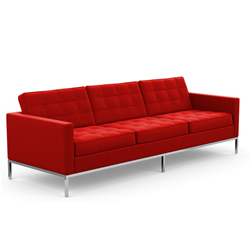 KNOLL sofa with 3 seaters FLORENCE in fabric