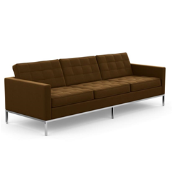 KNOLL sofa with 3 seaters FLORENCE in fabric